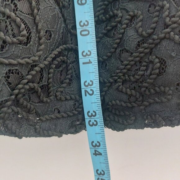 Disturbia Black Lace Skater Dress 6 Goth Retro Alt Mini Cap Sleeve EUC - Picture 7 of 11